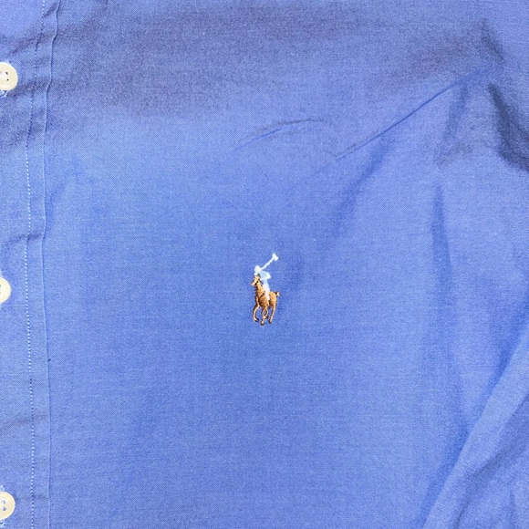 Ralph Lauren Yarmouth Button Down Shirt with Flesh Pony - Picture 3 of 4